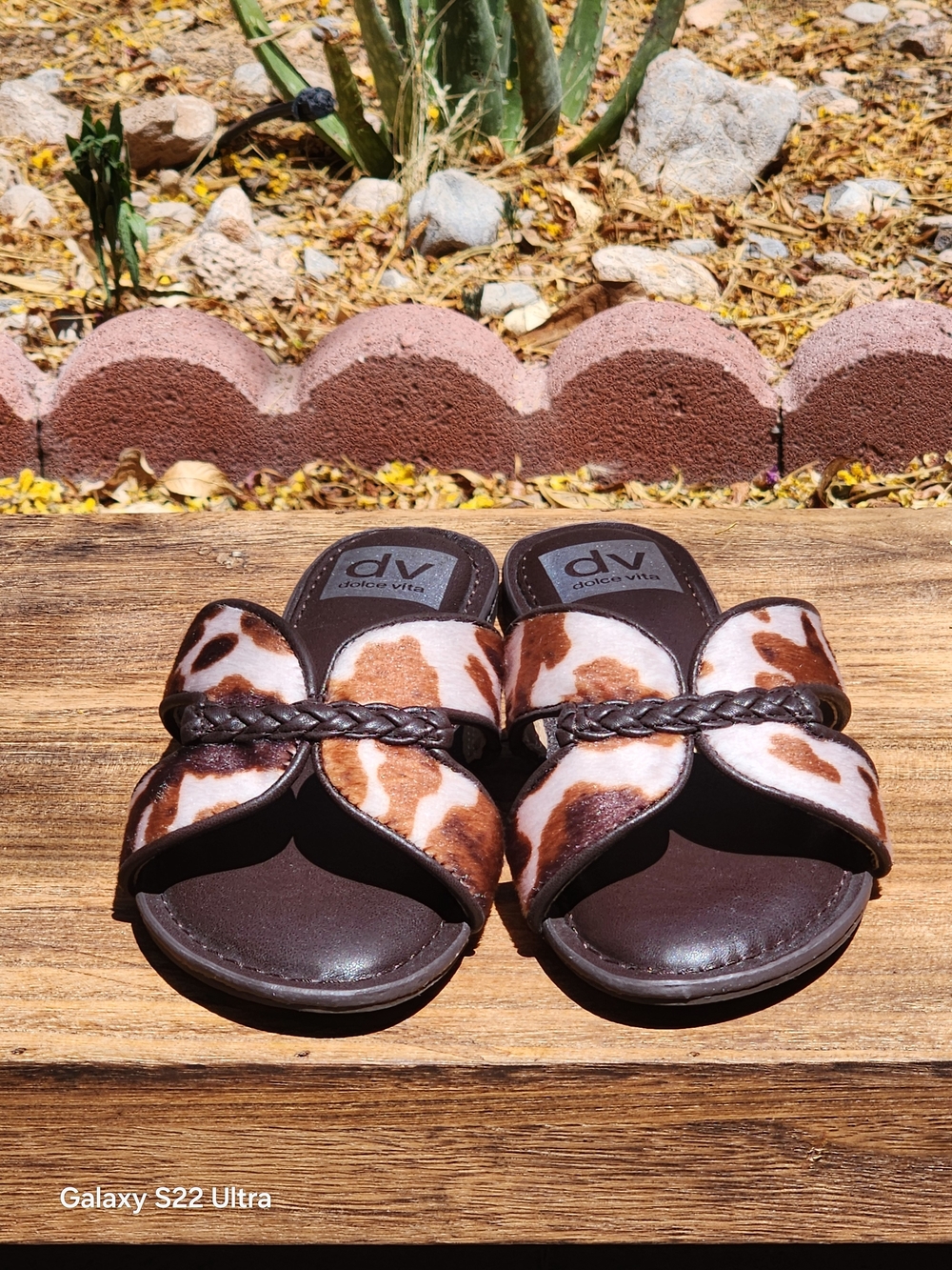 DV by Dolce Vita Women's Geeya Cowhide Slide Sandals Size 6 - Picture 6 of 10